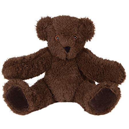 Vermont Teddy Bear Amazon Exclusive Soft Cuddly Stuffed Animals, Dark Brown, 15 Inches