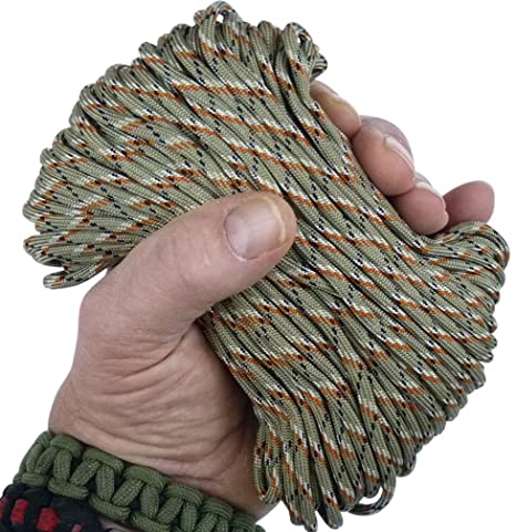 MilSpec Paracord/Parachute Cord, 8 or 11 Strands, 600 or 800 lb. Break Strength. Guaranteed Military Specification Compliant, 550 or 750 Survival Cord, Made in USA. 2 EBooks & Copy of MIL-C-5040H.