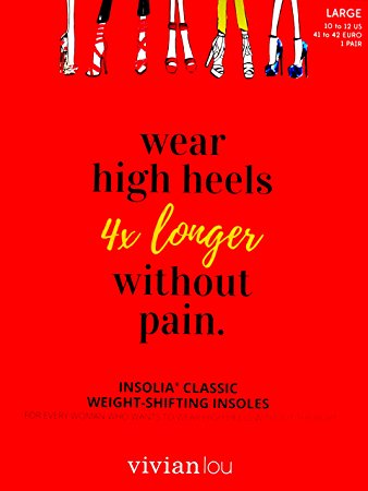Insolia® Insoles - Scientifically-proven to PREVENT pain in low,medium and high-heeled shoes - Vivian Lou