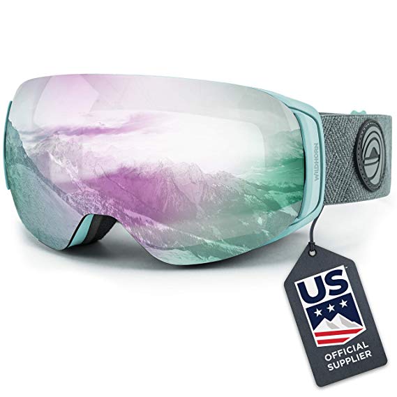 Wildhorn Roca Snowboard & Ski Goggles - US Ski Team Official Supplier - Interchangeable Lens - Premium Snow Goggles