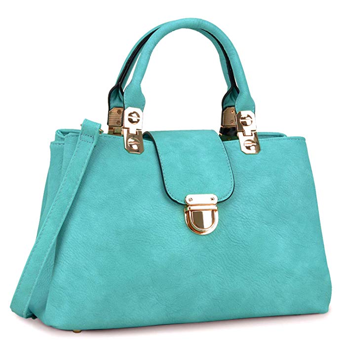 Dasein Women Handbags Top Handle Satchel Tote Purse Ladies Leather Shoulder Bag