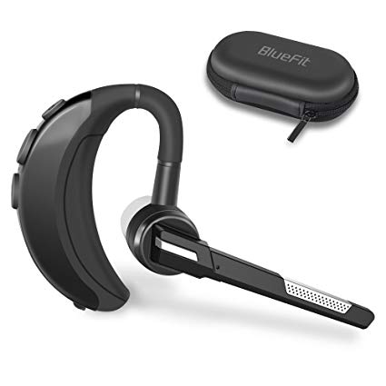 Bluetooth Headset Wireless Earpiece - Hands Free Headphones with Microphone for Driving Compatible with iPhone, Android Cell Phones