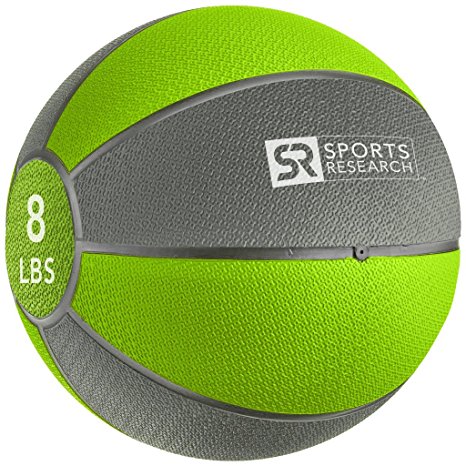Sports Research Performance Medicine Ball | Helps develop core strength & balance - 5 different weight sizes available