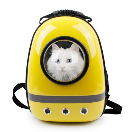 Innovative Patent Bubble Pet Carriers Traveler Bubble Backpack Pet Carrier for Cats, Outdoor Travel Mesh Pup Pack for Pet