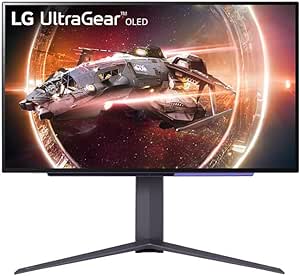 LG UltraGear™ 27GS95QE-B Ecran PC Gaming 27" - Dalle OLED 2560x1440, 0.03 ms GtG 240Hz, DisplayHDR™ TrueBlack 400, DCI-P3 98.5%, AMD FreeSync Premium Pro, Compatible NVIDIA G-Sync, HDMI 2.1