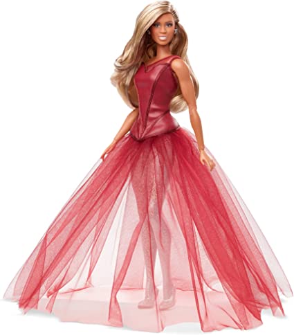 Barbie Tribute Collection Laverne Cox Barbie Doll, Collectible Barbie Doll Wearing Layered Look with Glittery Bodysuit and Tulle Gown, Gift for Collectors