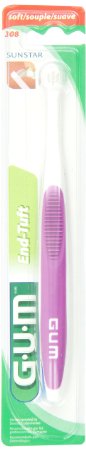 GUM End-Tuft Tapered Trim Toothbrush