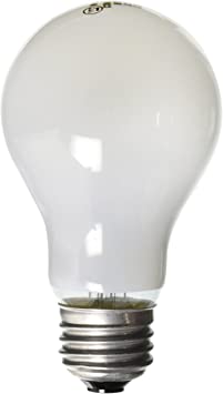 Westinghouse 0410000, 25 Watt, 130 Volt Frost Incand A19 Light Bulb, 5000 Hour 205 Lumen, 4-Pack