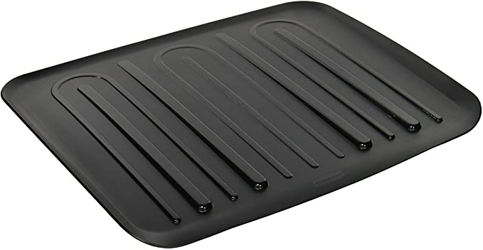 Rubbermaid Antimicrobial Large Drain Board, Black