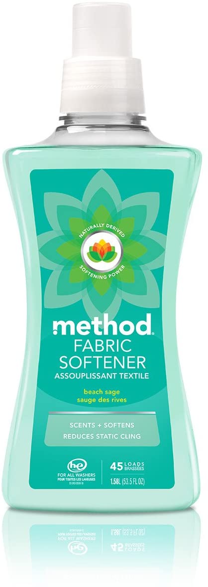 Method Fabric Softener, Beach Sage, 53.5 Fluid Ounce