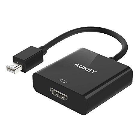 AUKEY Thunderbolt to HDMI Adapter, 1080P for MacBook Air/ Pro, Mac mini/ Pro, iMac, Microsoft Surface Book and More