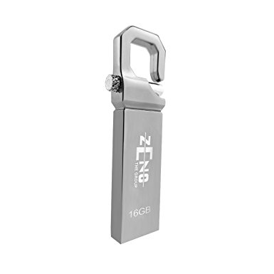 ZENO 16GB Digital DataTraveler Mini Metal Waterproof USB 2.0 Pen Thumb Drive Memory Stick Flash Disk Transfer Up To 14MB/s