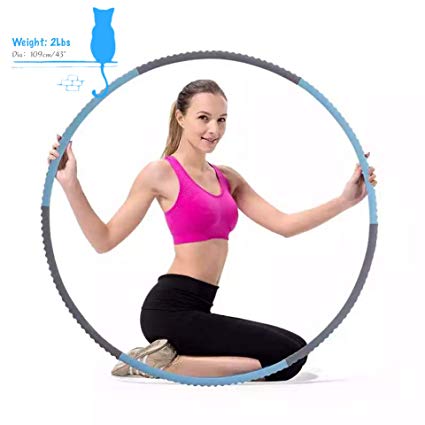 SMALAZAR Professional Lightweight Metal Foamed Hula Hoop Perfect for Dancing Fitness Exercise - Workouts for Adults and Kids - Simply The Funnest Way to Lose Weight (2-3lbs)