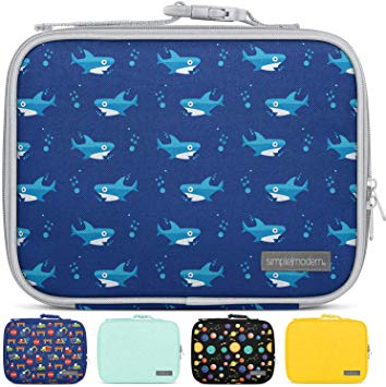 Simple Modern 3L Hadley Lunch Bag for Kids - Insulated Women's & Men's Lunch Box Pattern: Shark Bite