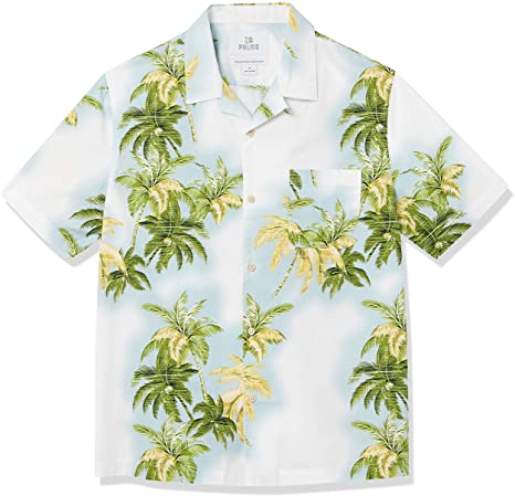 Amazon Brand - 28 Palms Men's Relaxed-fit 100% Cotton Holiday Christmas Hawaiian Shirt