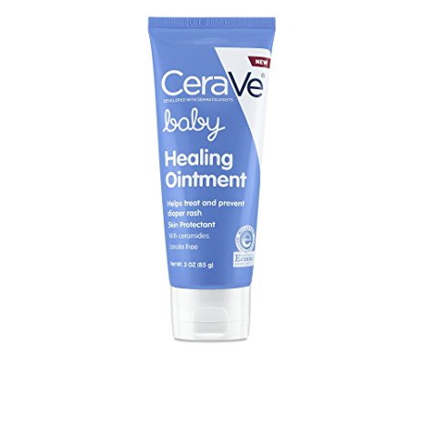 CeraVe Baby Healing Ointment  with Ceramides for Treating and Preventing Diaper Rash, 3 oz