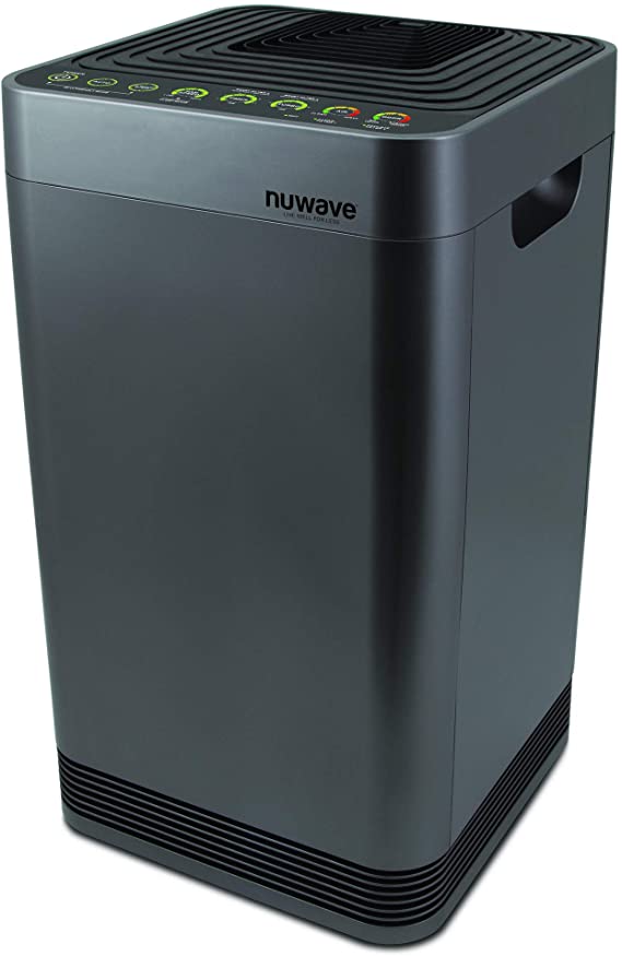 NuWave OXYPURE Air Purifier Capture and Eliminate Smoke, Dust, Pollen, Allergens, Pet Dander, Formaldehyde, Lead, Mold, Gases, VOCs & Germs