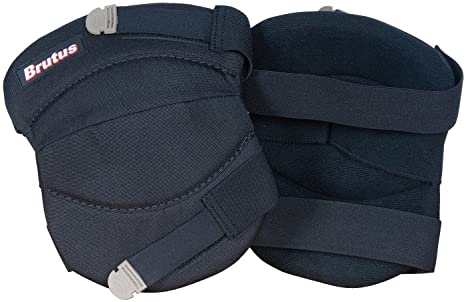 Brutus 79637BR Contour Washable Knee Pads for Hard and Soft Surfaces with Strap