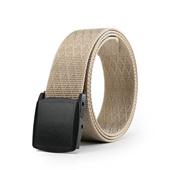 WYuZe Unisex Nylon Dot Belt Military Casual Web Fashion Belt with Plastic Buckle