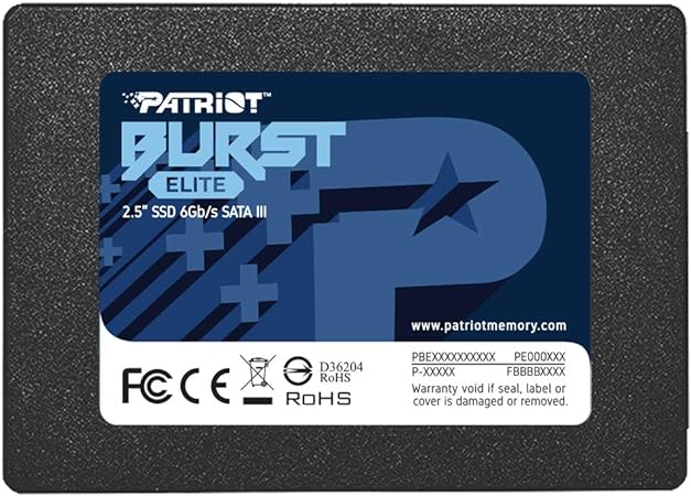 Patriot Burst Elite SATA 3 120GB SSD 2.5" Solid State Drive