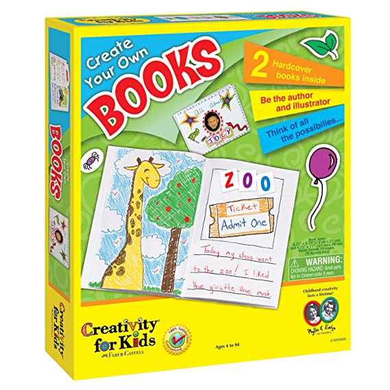 Creativity for Kids Create Your Own Books - 2 Blank Hardcover Books - Open-Ended Crafting