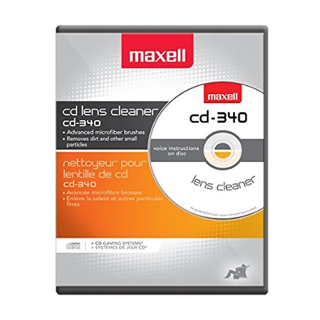 Maxell CD-340 CD Lens Cleaner (190048)