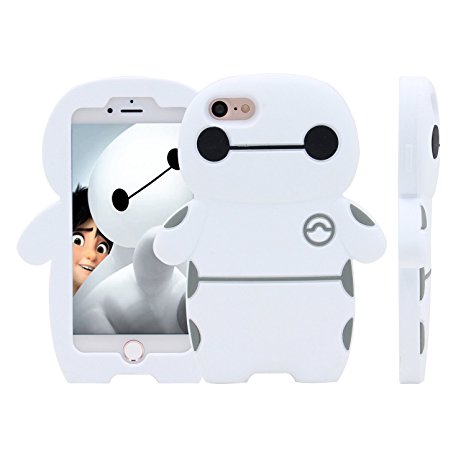 iPhone 7 Case, MC Fashion 3D Super Cute Big Hero Baymax Silicone Case Cover for Apple iPhone 7 (2016) Release (Baymax)