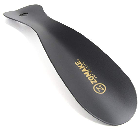 ZOMAKE Metal Shoe Horn 7.5 Inches - Top Quality Professional Shoehorn