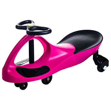 Lil' Rider Wiggle Car Ride On, Hot Pink