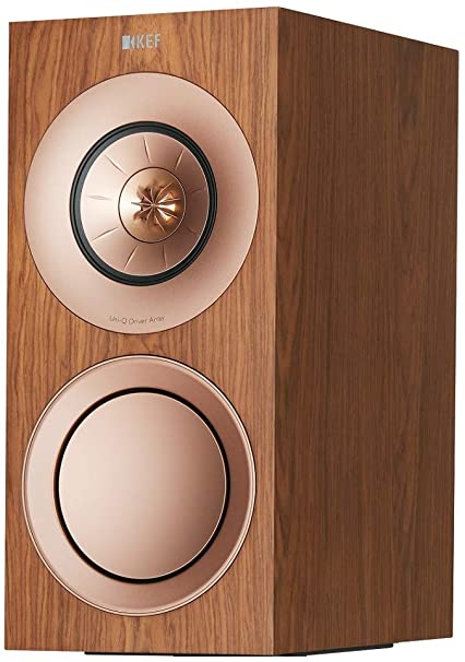 KEF R3 Standmound Speakers (Pair, Walnut)