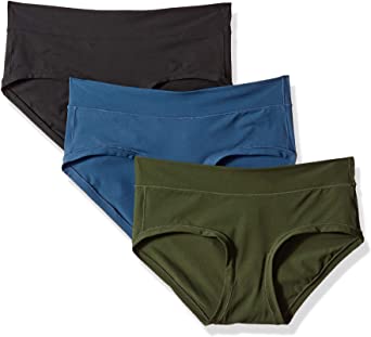 Amazon Brand - Mae Women's 3 Pack Perfect Fit Hipster Underwear