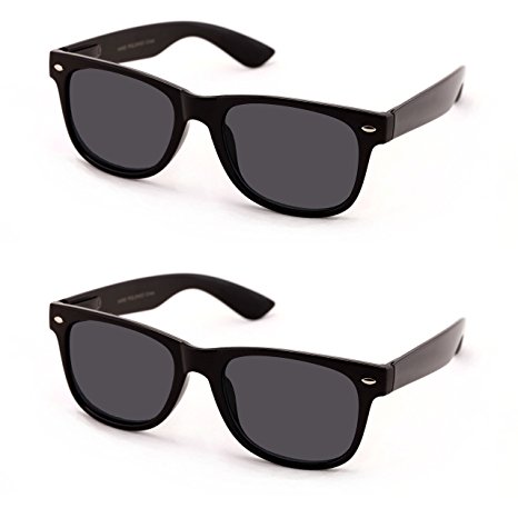 V.W.E Classic Outdoor Reading Sunglasses - Comfortable Stylish Simple Readers Rx Magnification - Not Bifocal