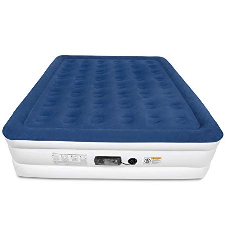 SoundAsleep Dream Series Air Mattress with ComfortCoil Technology & Internal High Capacity Pump - King Size