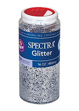 Pacon Glitter, Shaker-Top Can, Silver
