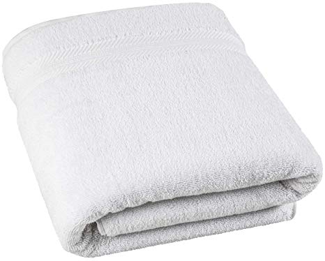 American Bath Towels, 35x70 Oversized 650 GSM Premium Hotel & Spa Quality Organic Turkish Cotton Bath Sheet for Softness & Absorbency, Cotton White