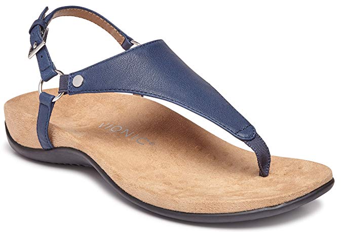 Vionic Women's Rest Kirra Backstrap Sandal - Ladies Sandals with Concealed Orthotic Arch Support