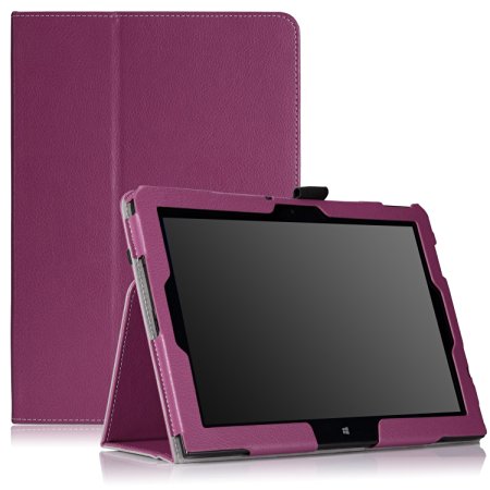 MoKo Lenovo ThinkPad 10 2014 Case - Slim Folding Cover Case for Lenovo ThinkPad 10 2014 10.1 Inch Win 8 Tablet, PURPLE