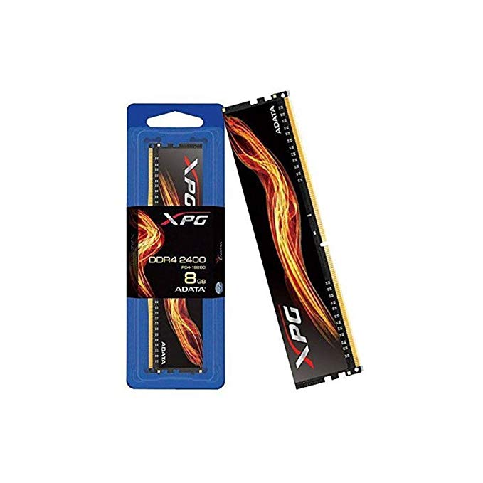 ADATA XPG Flame DDR4 8GB 2400MHz CL16 PC4-19200 U-DIMM Single Pack PC Memory (AX4U240038G16-SBF)