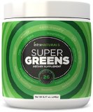 SUPER GREENS  Greens Powder w Organic Spirulina Chlorella and Wheat Grass PLUS Organic Fruits and Veggies Probiotics and Enzymes Comparable to Amazing Grass and Greens 26 Organic Ingredients 857 oz