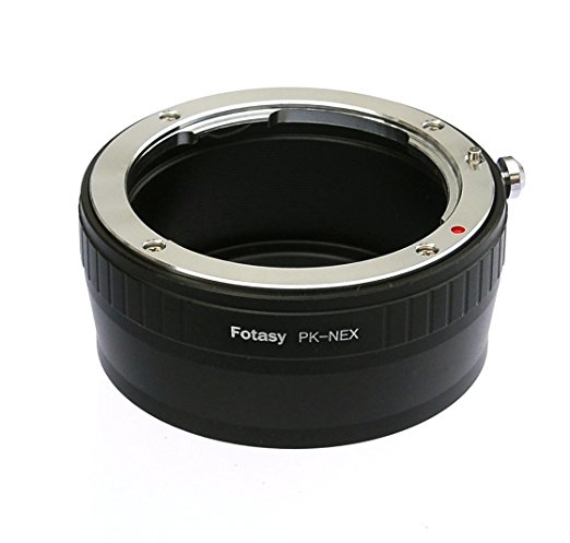 Fotasy Pentax PK/K Mount Lens to Sony E-Mount NEX-5R NEX-5T NEX-6 NEX-7 a6500 a6300 a6000 a5100 a5000 a3500 a3000 NEX-VG30 NEX-VG900 NEX-FS100 NEX-FS700 NEX-EA50 PXW-FS7 Adapter