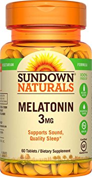 Sundown Naturals Melatonin 3 mg, 60 Tablets