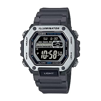 Casio Digital Grey Dial Men's Watch-MWD-110H-8BVDF