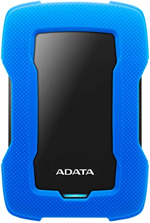 ADATA HD330 4TB USB 3.1 Shock-Resistant Extra Slim External Hard Drive Black (AHD330-4TU31-CBK)