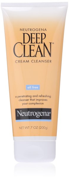 Neutrogena Oil-Free Deep Clean Cream Cleanser, 7 Ounce