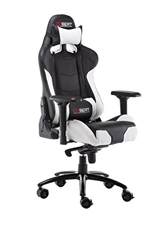 OPSEAT Master Series 2018 PC Gaming Chair Racing Seat Computer Gaming Desk Office Chair - White