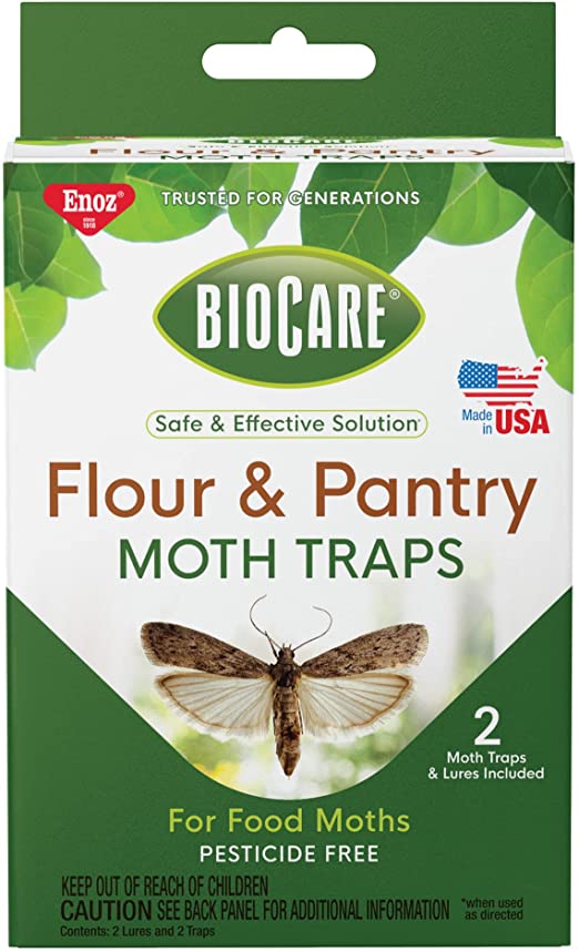 BioCare Flour and Pantry Moth Traps with Lures, 2 Count