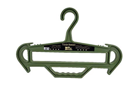 Tough Hook Tough Hanger Ultimate Extra Large X-Large Heavyweight Strong Standard Hanger Holds 150 Pounds, The Only Hangers with a Built in Carry Handle, 100% USA Made, (Foliage)