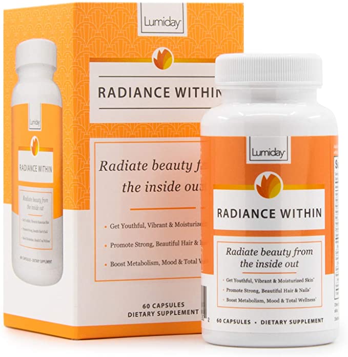 Lumiday Radiance Within - Luxe Beauty Booster and Wellness Supplement for Women, Stress and Mood Support