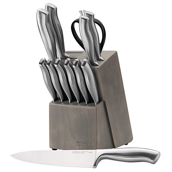 Chicago Cutlery Insignia Steel 13-Piece knife set with block