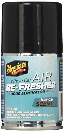 Meguiars G16402 Whole Car Air Refresher Odor Eliminator New Car Scent - 25 oz